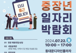 서울시50플러스재단, 22일 DDP서 ‘서울 중장년 일자리박람회’ 연다