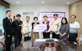서울 동대문구상공회, 동대문구에 사랑의 쌀 10kg 100포 기탁