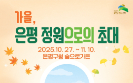 서울 은평구, 11월 10일 까지 '가을 은평 정원으로의 초대' 정원 주간 개막