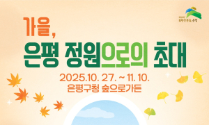 서울 은평구, 11월 10일 까지 '가을 은평 정원으로의 초대' 정원 주간 개막